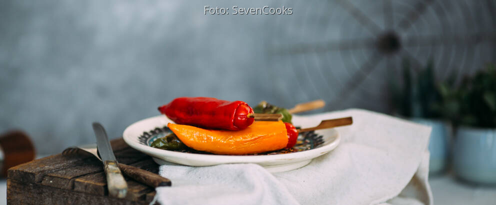 Veganes Rezept: Marinierte Tofu-Paprika-Spieße