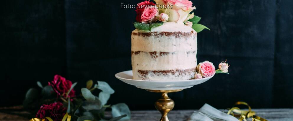 Veganes Rezept: Naked Cake