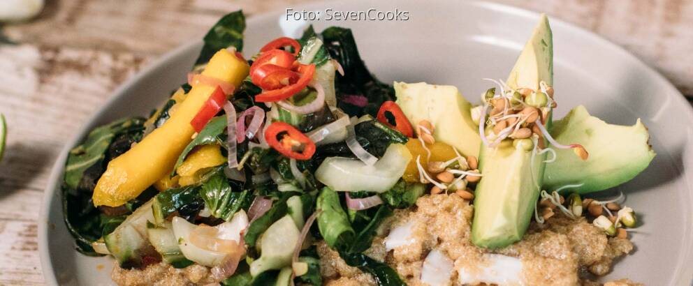 Veganes Rezept: Pak Choi im Wok mit Kokos-Amaranth 3