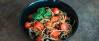 Fertiges Rezept: Pasta mit Aubergine und Kirschtomaten