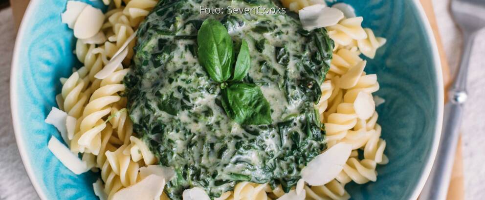 Veganes Rezept: Pasta mit veganer Spinatsoße_3