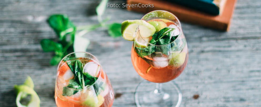 Veganes Rezept: Peach rosé