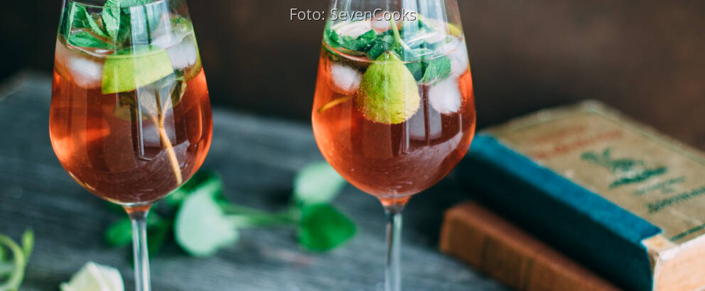 Veganes Rezept: Peach rosé
