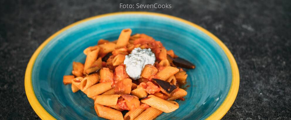 Veganes Rezept: Penne alla Norma