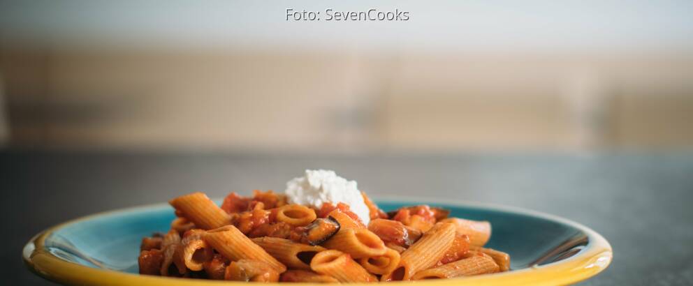 Veganes Rezept: Penne alla Norma