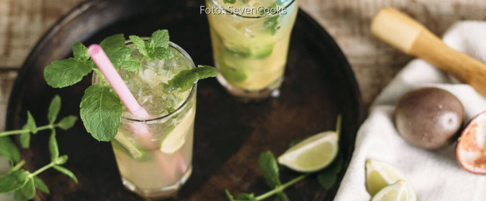 Veganes Rezept: Pfefferminz-Tee-Mojito 1
