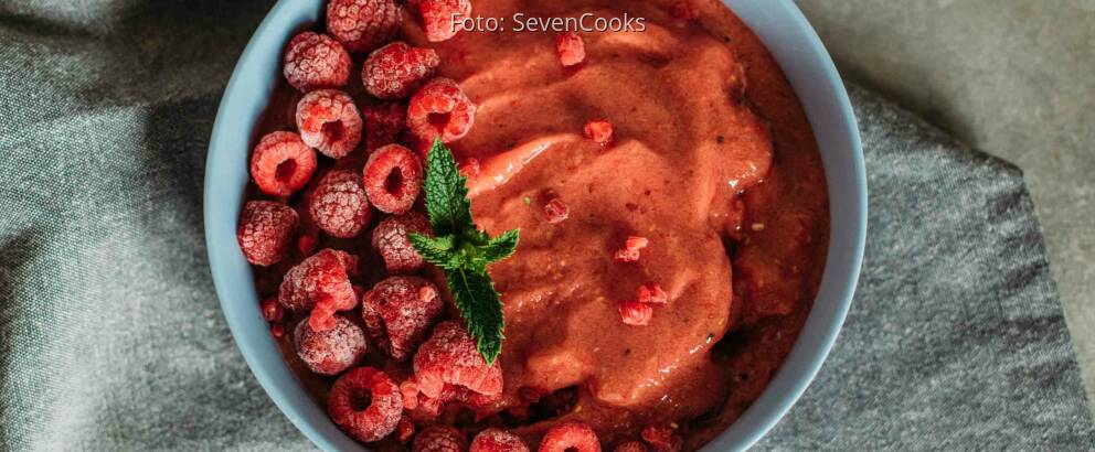 Veganes Rezept: Pfirsich-Himbeer-Nicecream_2