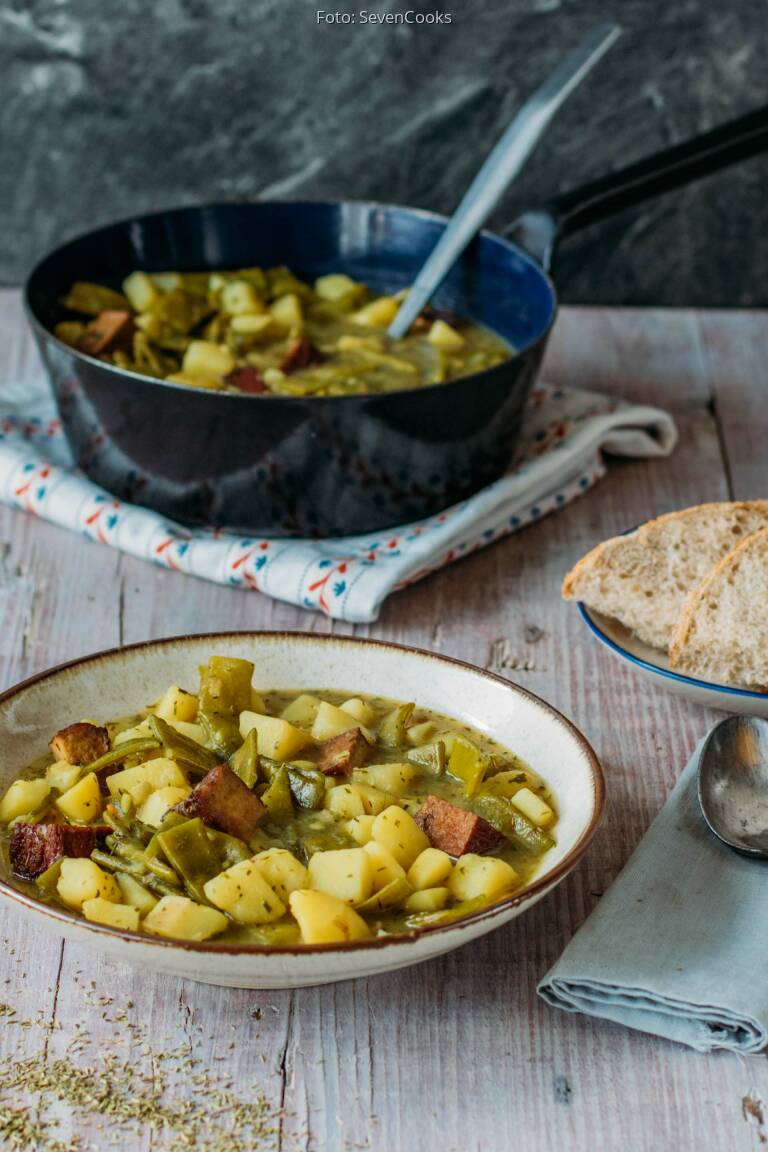 Pfälzer Kartoffel-Bohnen-Eintopf von SevenCooks