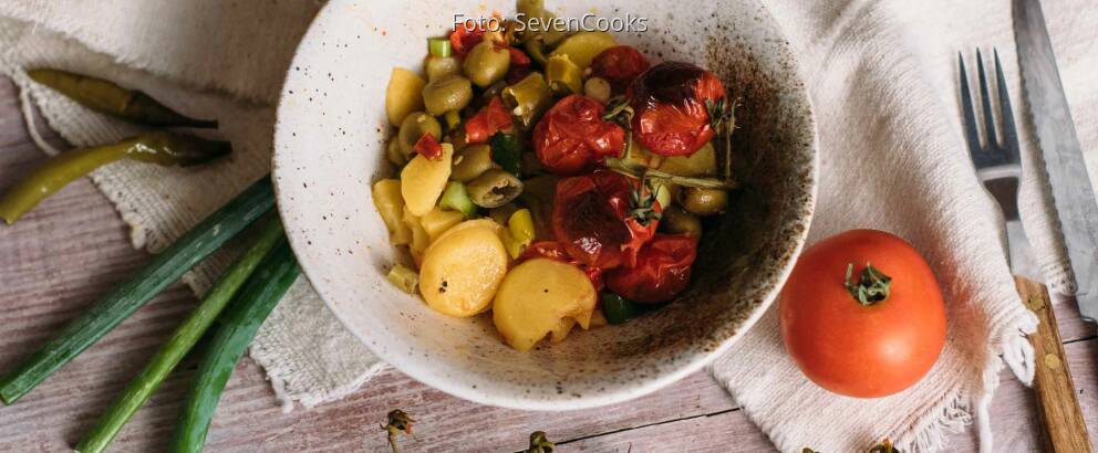 Veganes Rezept: Pikanter Kartoffelsalat_2