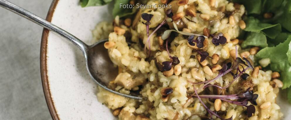 Veganes Rezept: Pilzrisotto