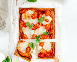 Veganes Rezept: Pizza Margherita