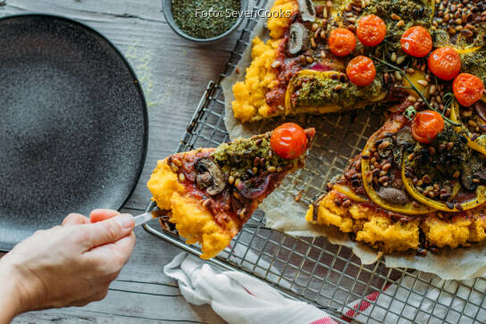 Polenta-Pizza von SevenCooks