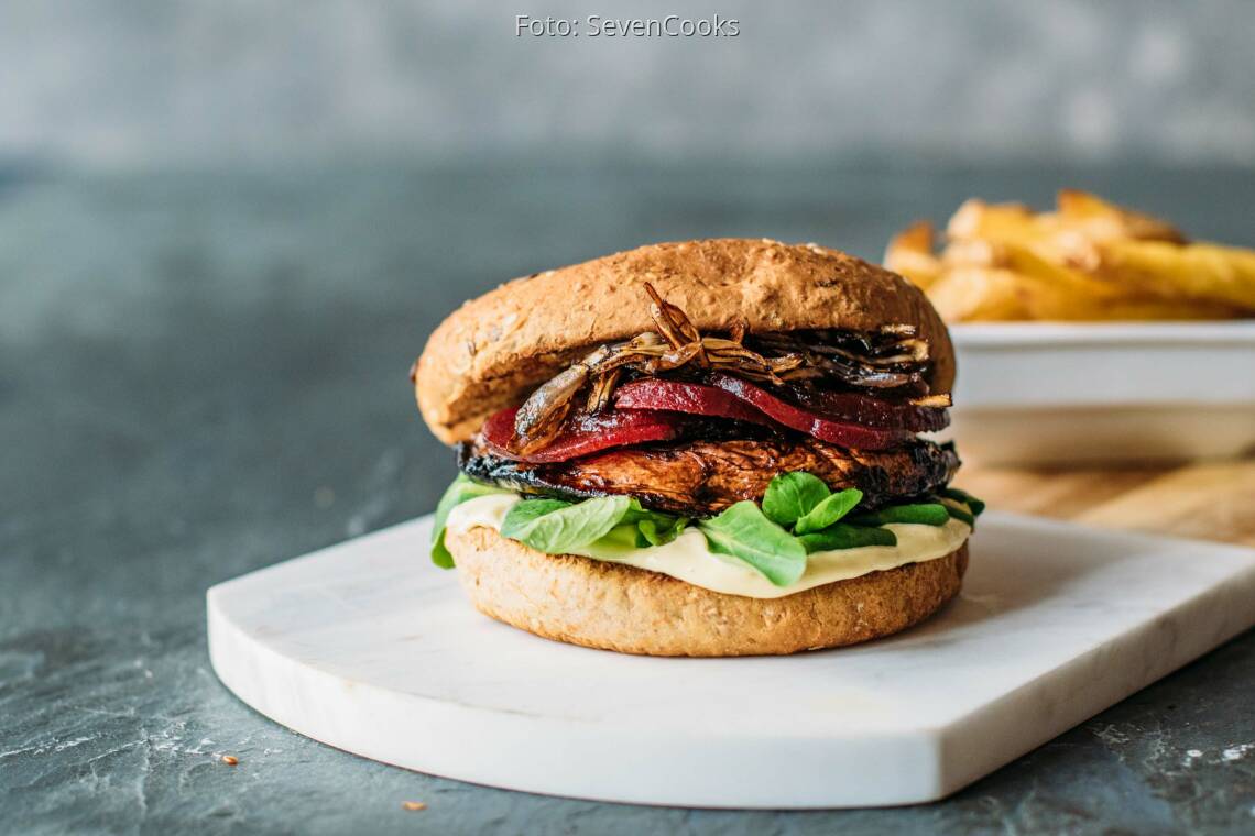 Veganes Rezept: Portobello-Burger 2