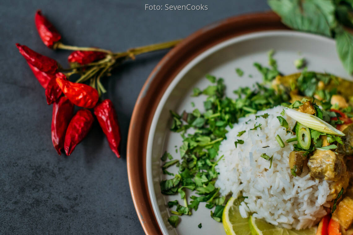 Veganes Rezept: Red Thai Curry 2