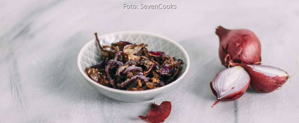 Veganes Rezept: Röstzwiebeln 1