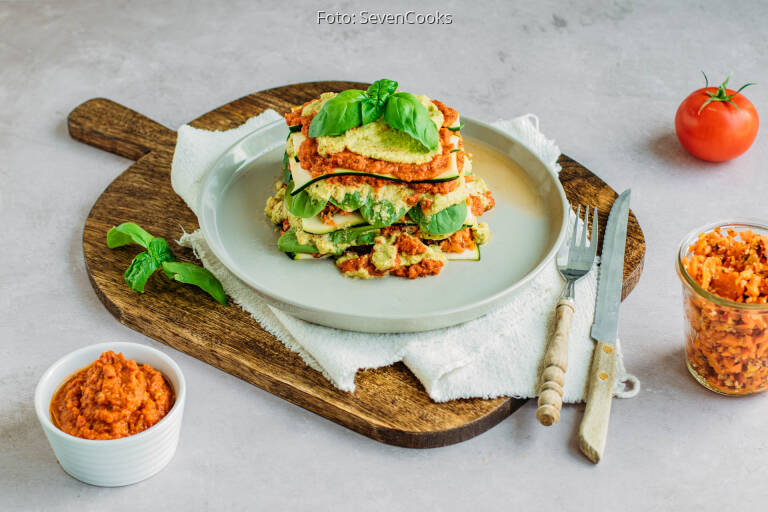 Roh-vegane Zucchini-Lasagne von SevenCooks