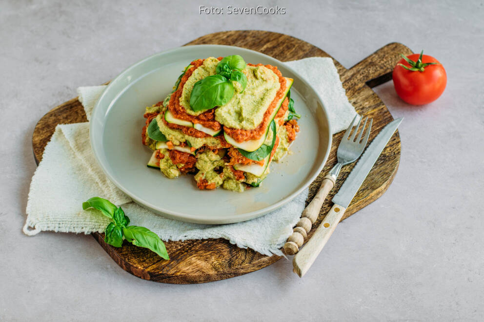 Roh-vegane Zucchini-Lasagne von SevenCooks