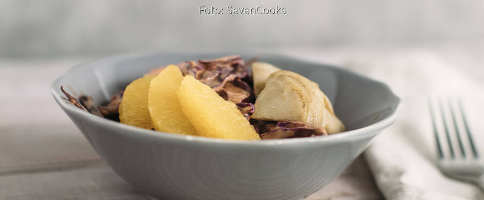 Veganes Rezept: Rotkohlsalat mit Tahin-Dressing 2