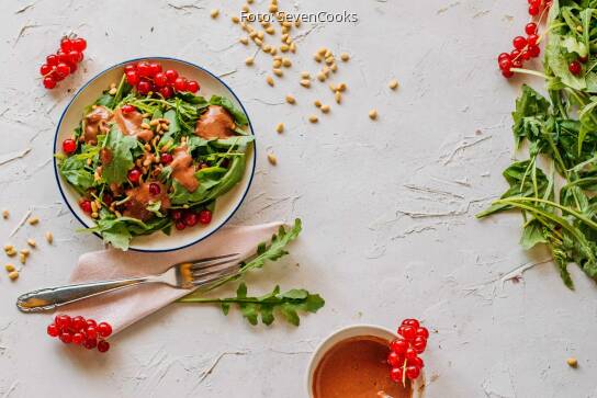 Rucolasalat mit Johannisbeerdressing von SevenCooks