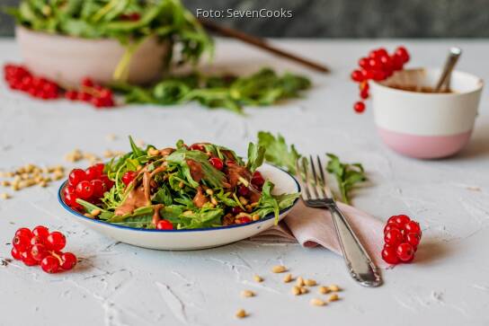 Rucolasalat mit Johannisbeerdressing von SevenCooks