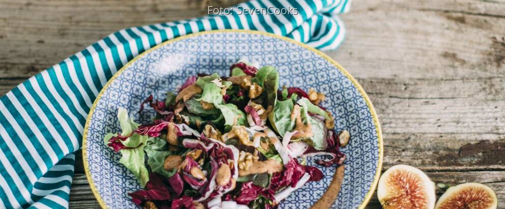 Veganes Rezept:Salat mit Feigendressing 1