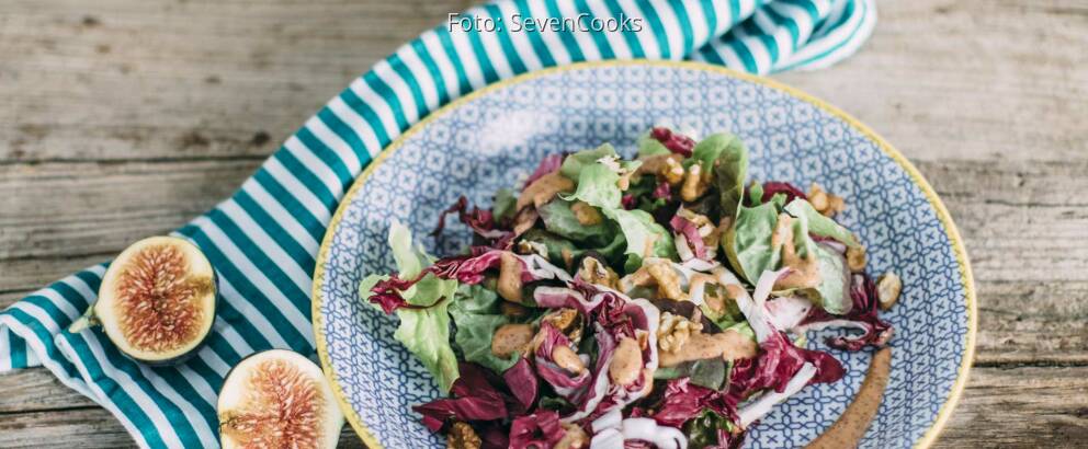 Veganes Rezept:Salat mit Feigendressing 2