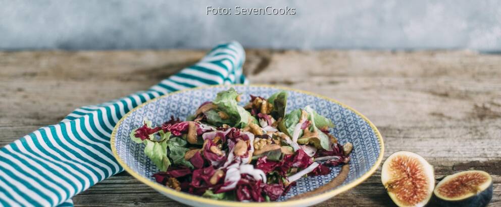 Veganes Rezept:Salat mit Feigendressing 3