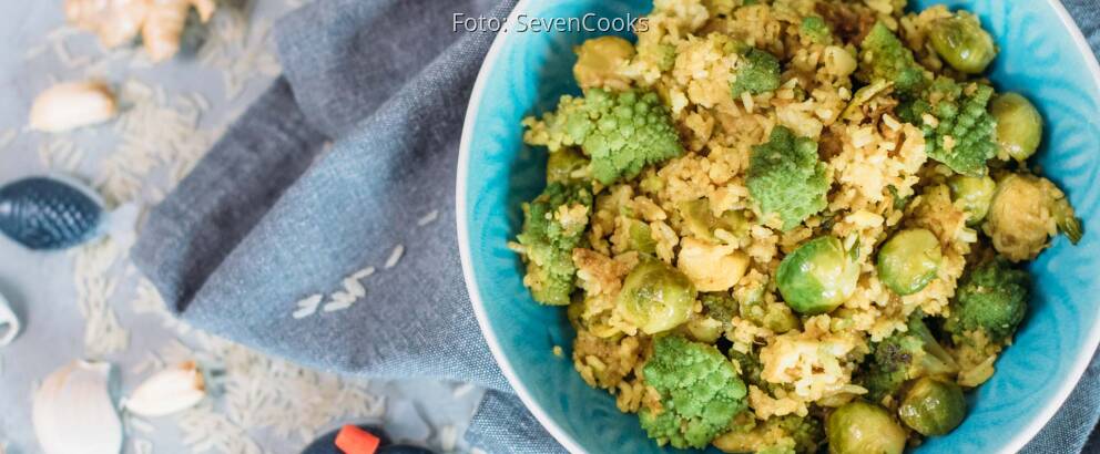 Veganes Rezept: Schnelle asiatische Reispfanne 2