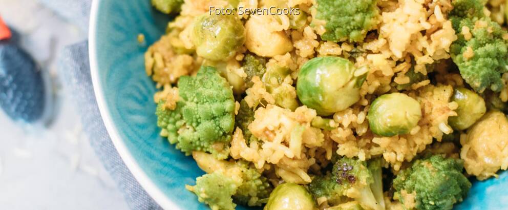 Veganes Rezept: Schnelle asiatische Reispfanne 3