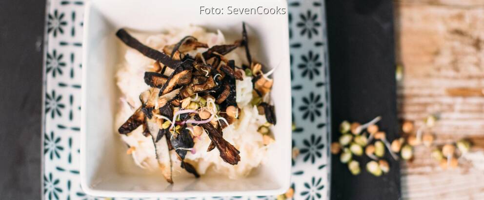 Veganes Rezept: Schwarzrettichsalat mit Joghurtdressing 3