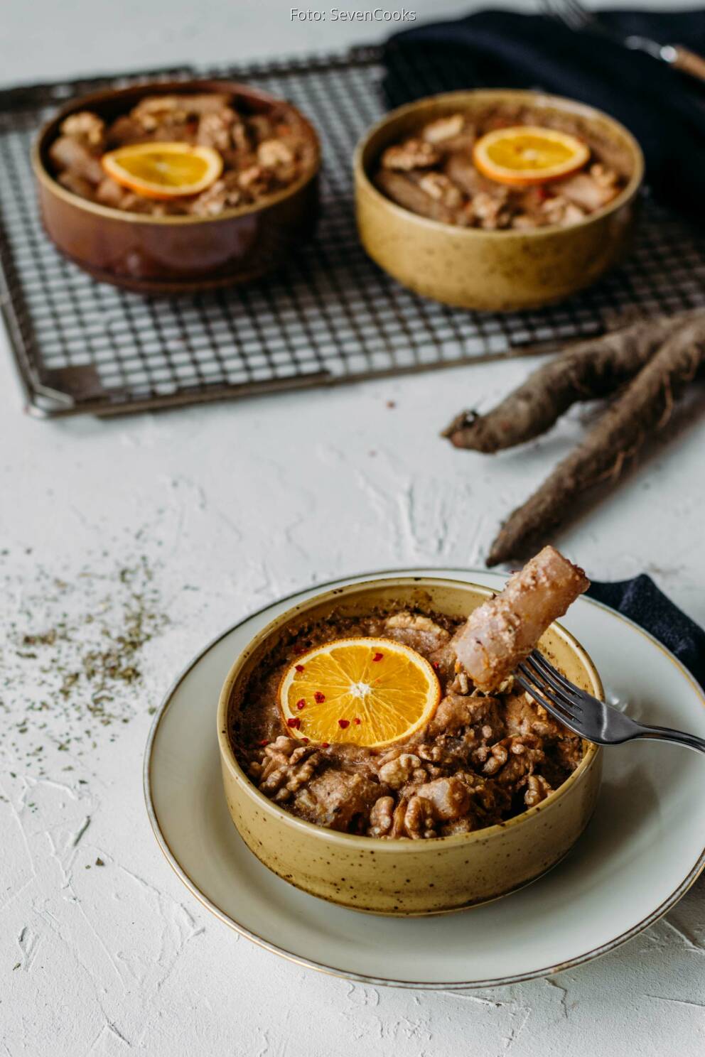 Schwarzwurzel Auflauf mit Walnüssen von SevenCooks