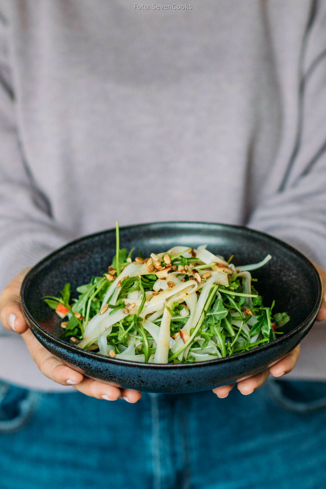 Schwarzwurzelsalat mit raffiniertem Vanille-Dressing von SevenCooks