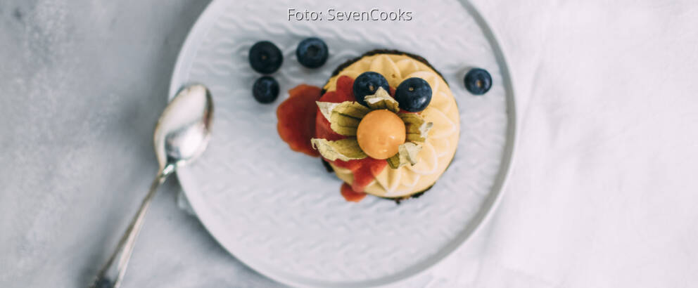 Veganes Rezept: Semifreddo mit Brownie Basis 2