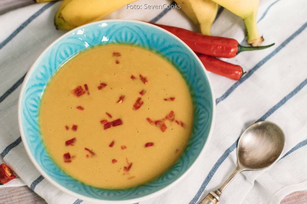 Süßkartoffel-Bananen-Suppe von SveaCooks