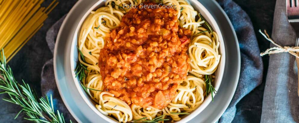 Veganes Rezept: Spaghetti mit Linsenbolognese 1