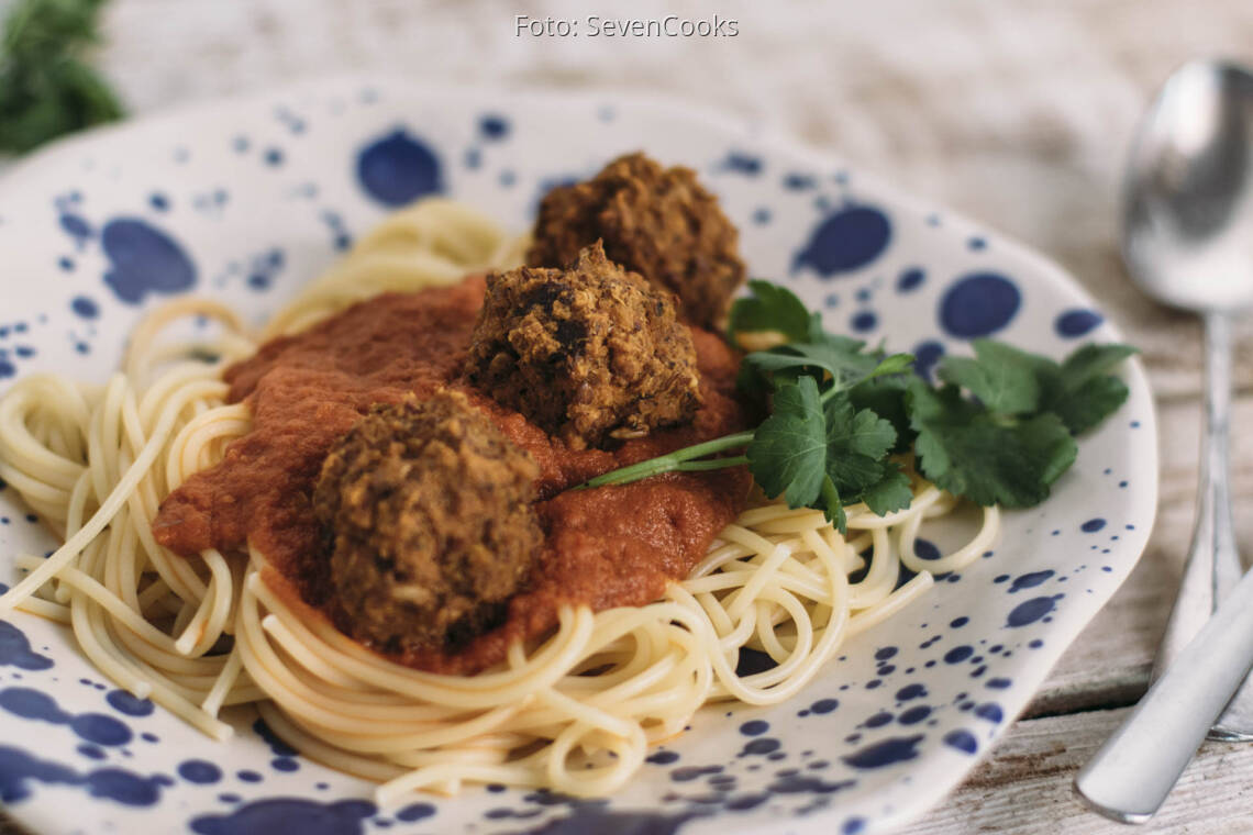 Veganes Rezept: Spaghetti mit Meatballs_2