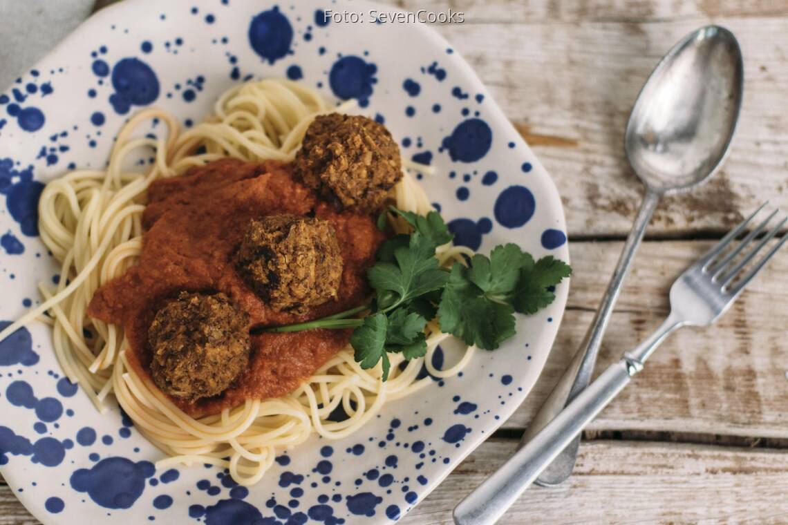 Veganes Rezept: Spaghetti mit Meatballs_3