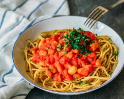 Veganes Rezept: Spaghetti mit weißen Bohnen_1