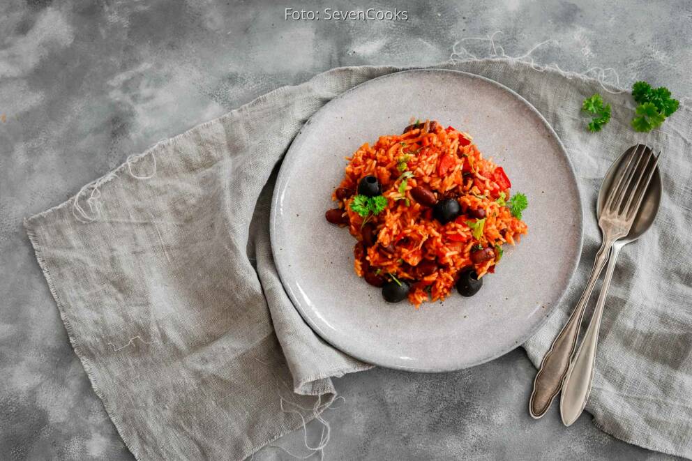 One Pot Spanischer Reis mit Bohnen von SevenCooks