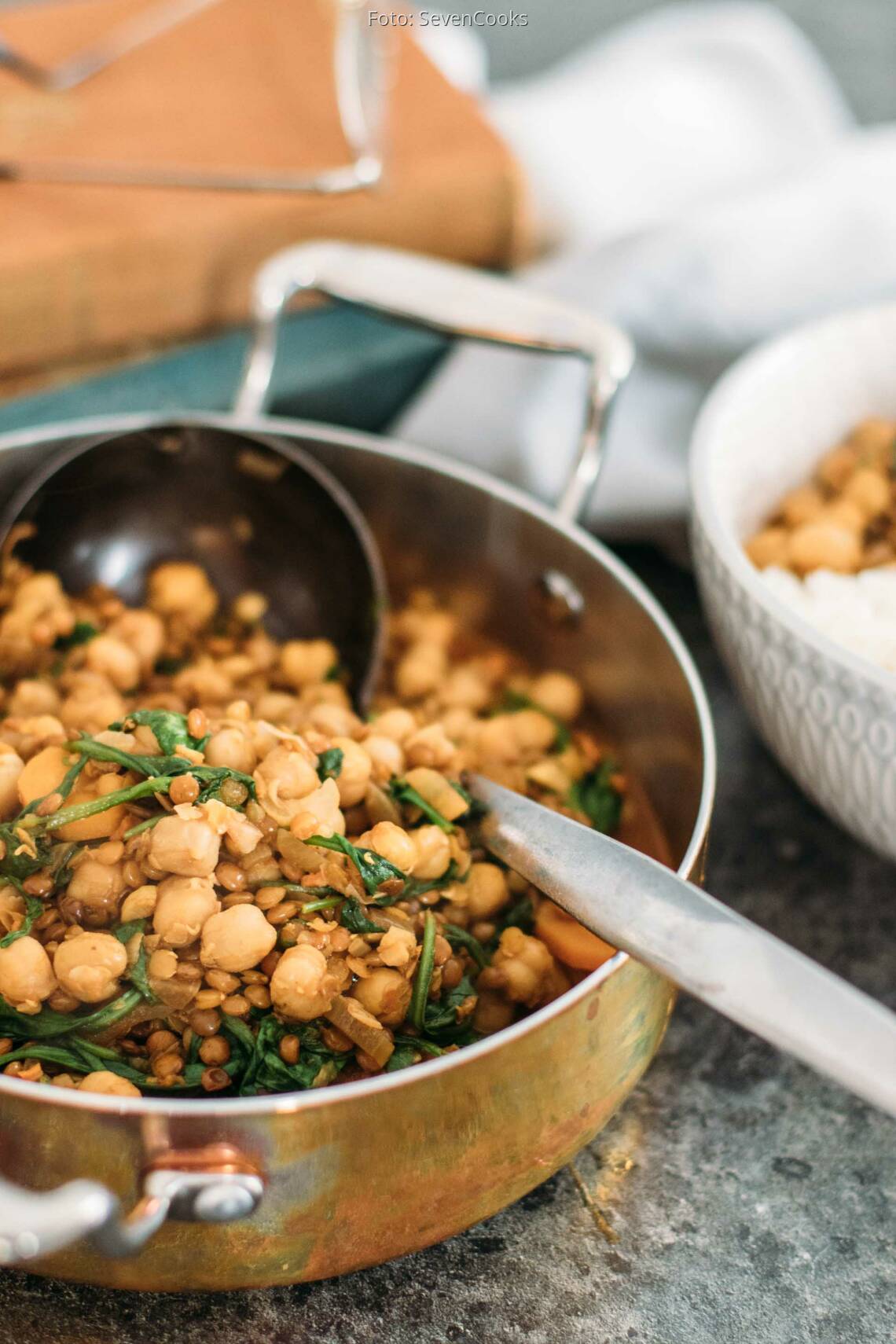 Spinat Dal mit Kichererbsen von SevenCooks