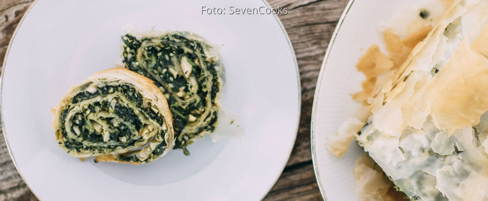 Veganes Rezept: Spinat-Nuss-Strudel