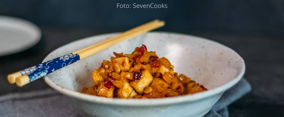 Veganes Rezept: Stir fried Tofu 2