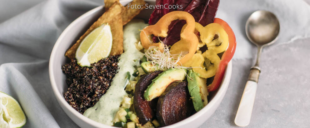 Veganes Rezept: Südamerikanische Quinoa-Bowl