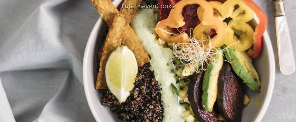 Veganes Rezept: Südamerikanische Quinoa-Bowl