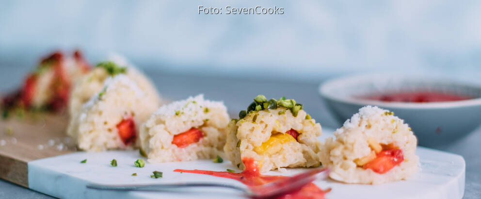 Veganes Rezept: Süßes Sushi