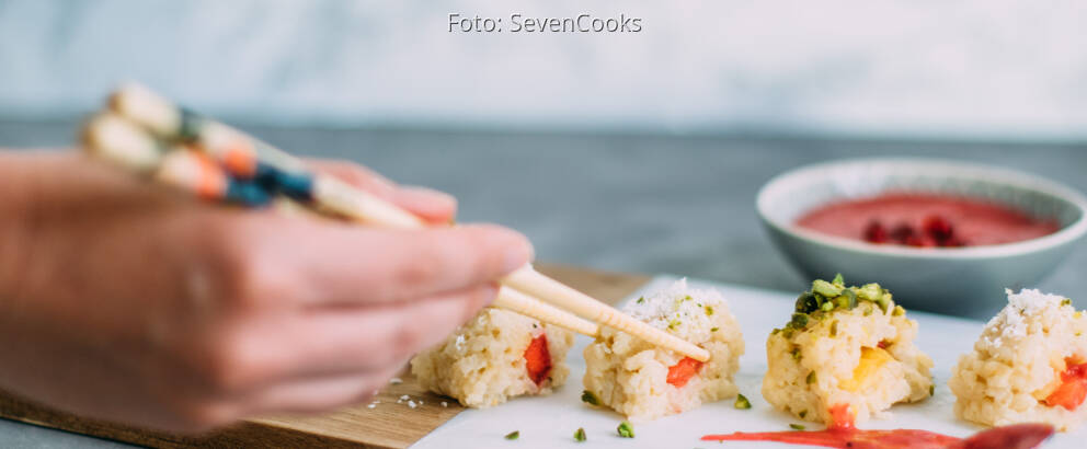 Veganes Rezept: Süßes Sushi