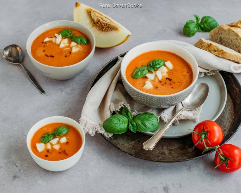 Tomaten-Honigmelonen-Suppe von SevenCooks