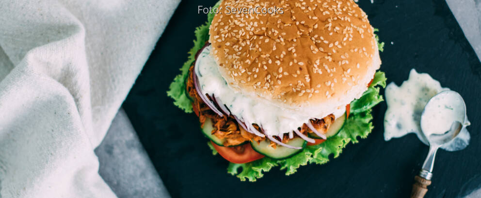 Veganes Rezept: Vegan Pulled Pork Burger_2
