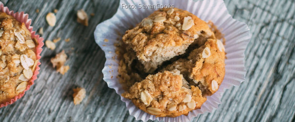Veganes Rezept: Vegane Bananen-Muffins