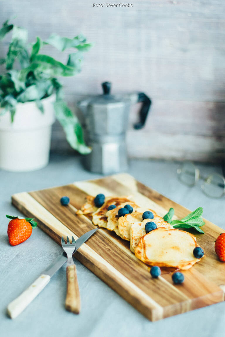 Vegane Pancakes so werden sie besonders fluffig und leich… von SevenCooks